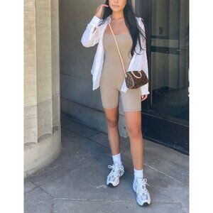 Aritzia Wilfred Free Divinity Romper Cream Tan White Size Small